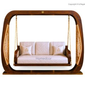 Aeon Lounge Frame Swing handcrafted in premium teakwood