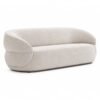 Luxury Italian style sofa with soft curved silhouette
