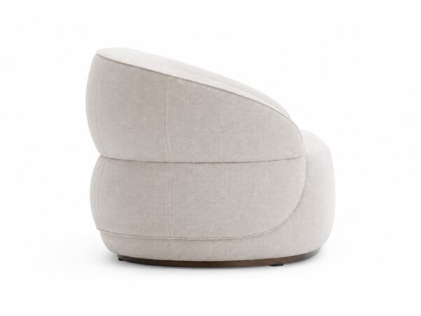 Modern curved sofa for living rooms
