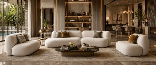 Premium modern sofa for luxury villas