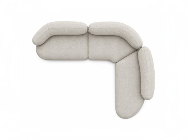 Designer curved sofa for modern luxury villas