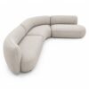 Premium lounge sofa with soft rounded backrest