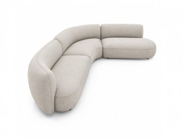 Premium lounge sofa with soft rounded backrest