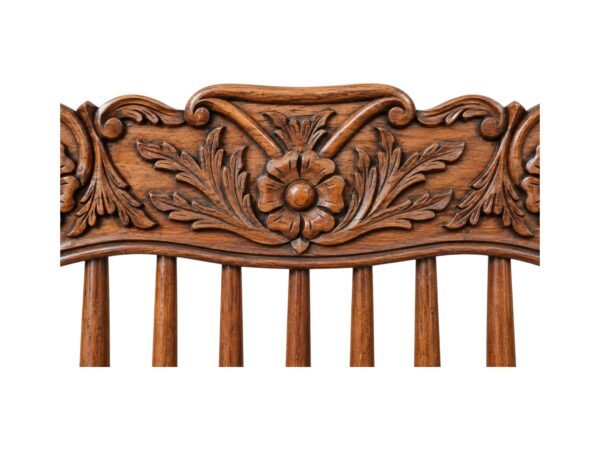 French design carved rocking chair